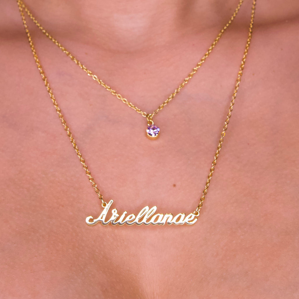 The Dainty Halo Necklace (Custom)