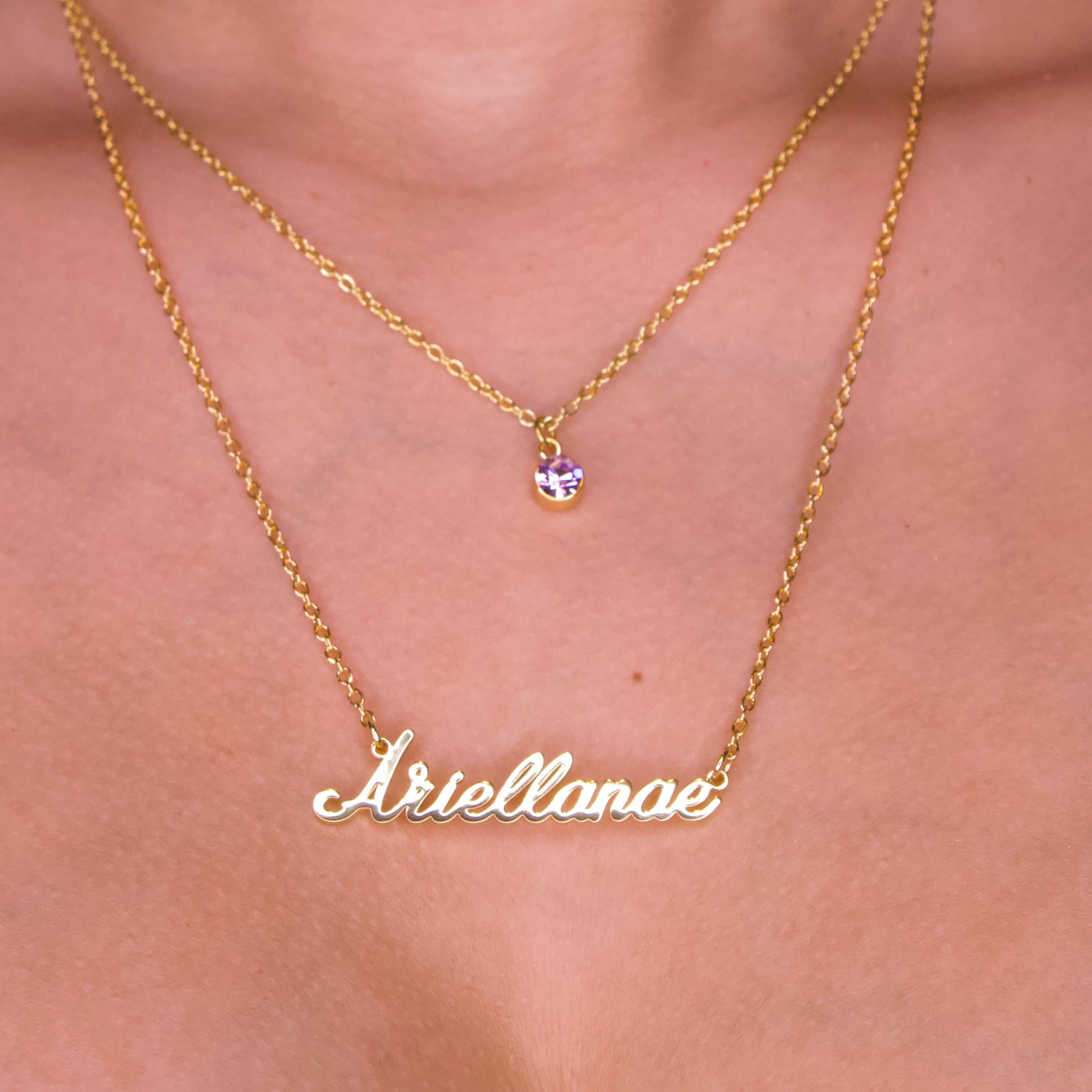 The Dainty Halo Necklace (Custom)