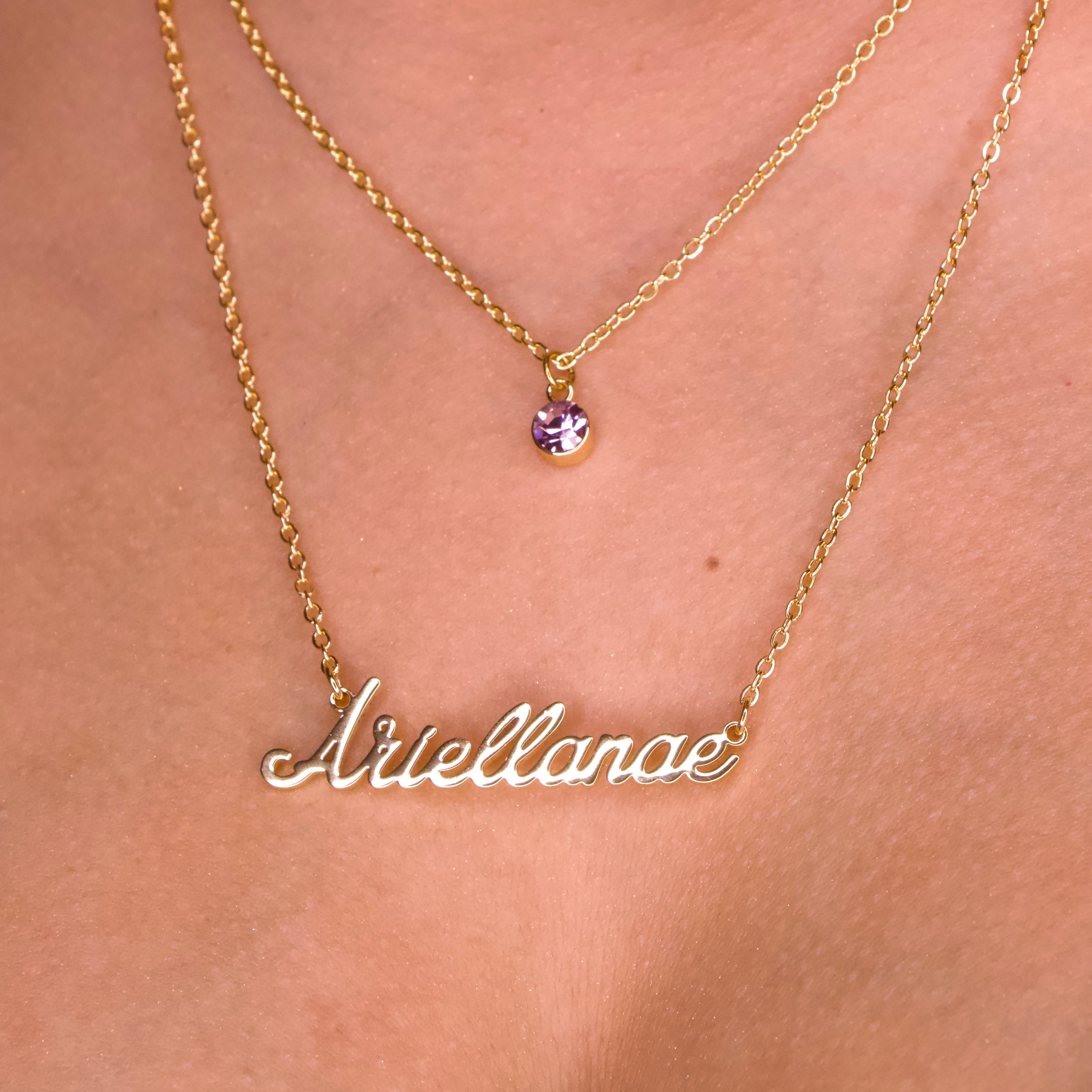 The Dainty Halo Necklace (Custom)